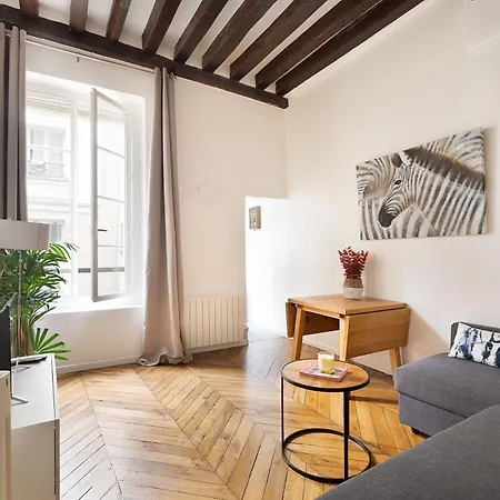 Apartament Louvre & Chatelet-1br Cosy Paryż