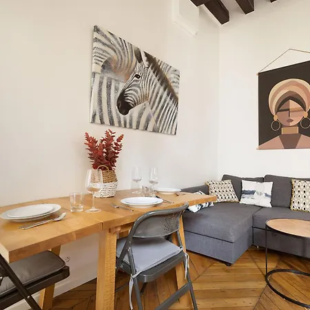 Louvre & Chatelet-1br Cosy *