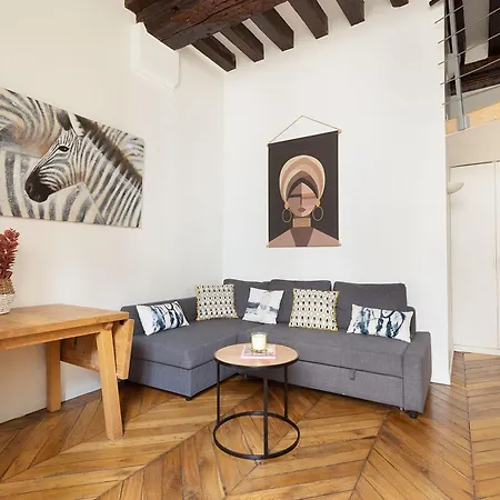 Louvre & Chatelet-1br Cosy Paris
