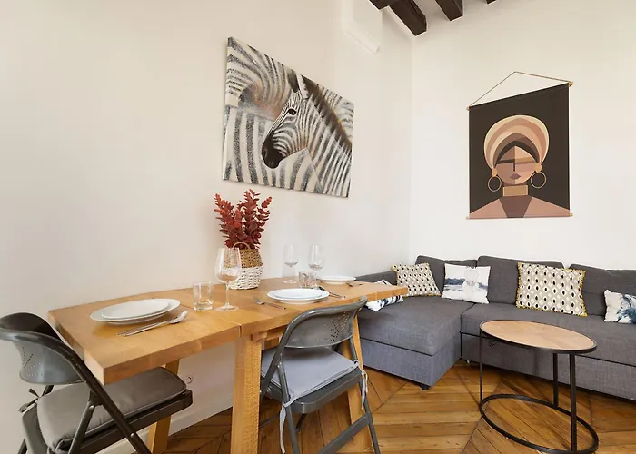 Louvre & Chatelet-1br Cosy *